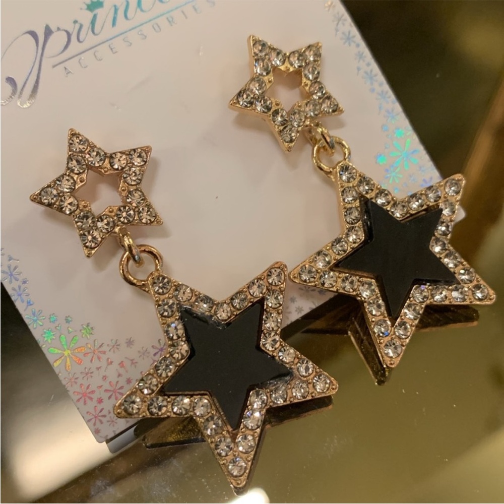 Star Drop Earrings